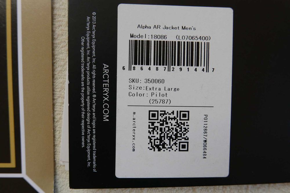 Kurtka Arcteryx Gore-Tex PRO, XL