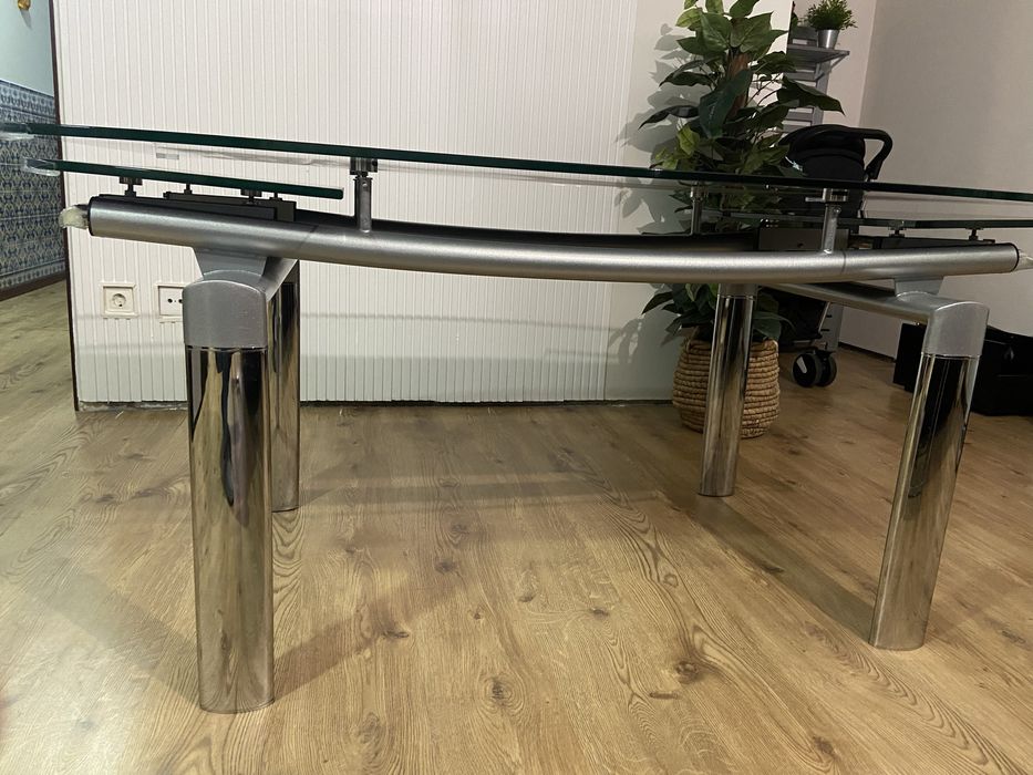 Mesa de Jantar em Vidro Temperado