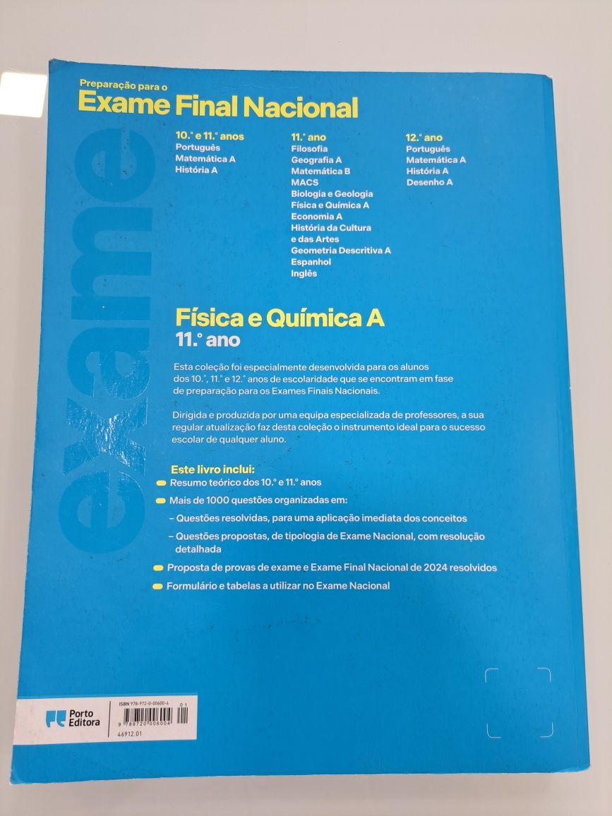 Livro de exames de FQ