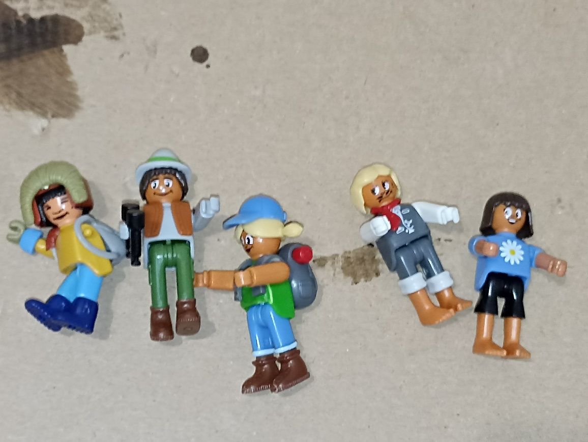 Pięć figurek ludzików jak Playmobil jak lego