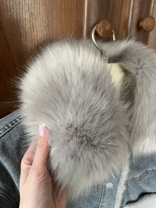 Джинсовая куртка с мехом, джинсовка