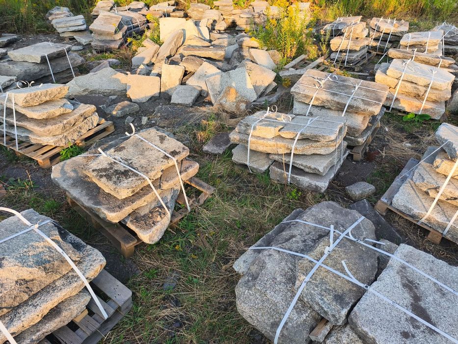 Stare rustykalne płyty granitowe 200 m2