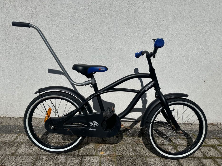 Rower dla chłopca cruiser czarny mat