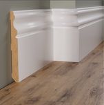 15 cm Listwa MDF Przypodłogowa Lakierowana – 150/16 mm – Biała – D8