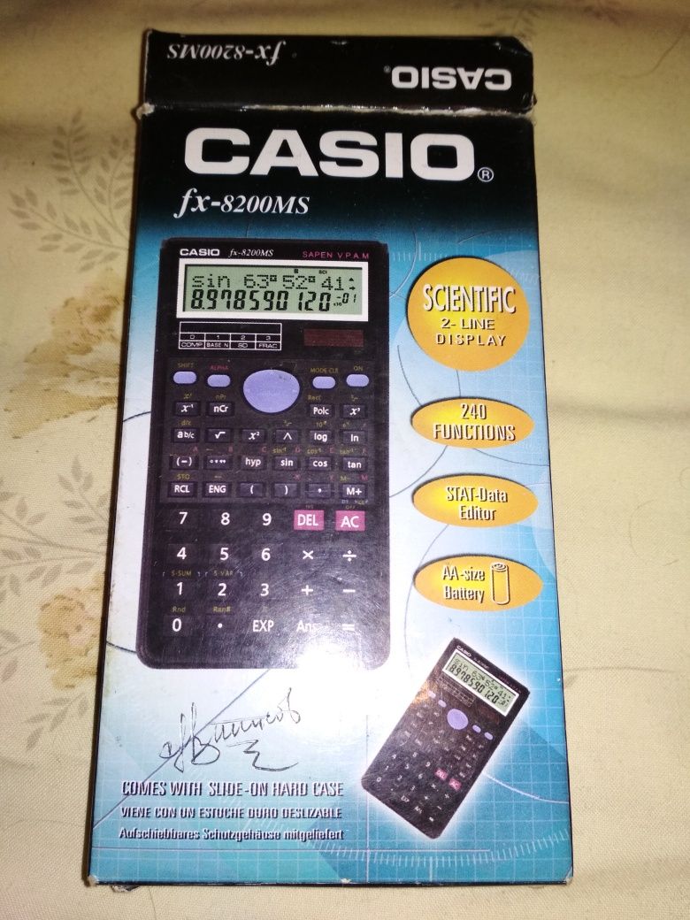Калькулятор  CASIO FX-8200MS, original
