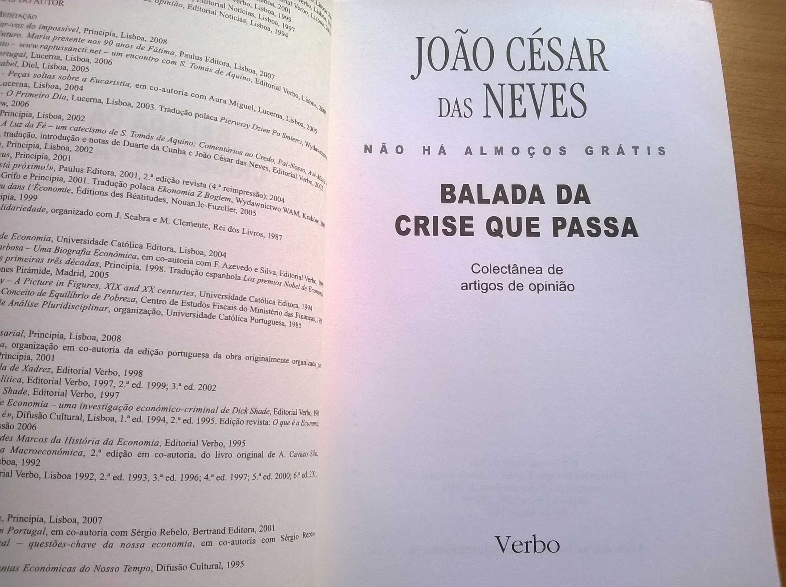 Balada da Crise que Passa - João César das Neves