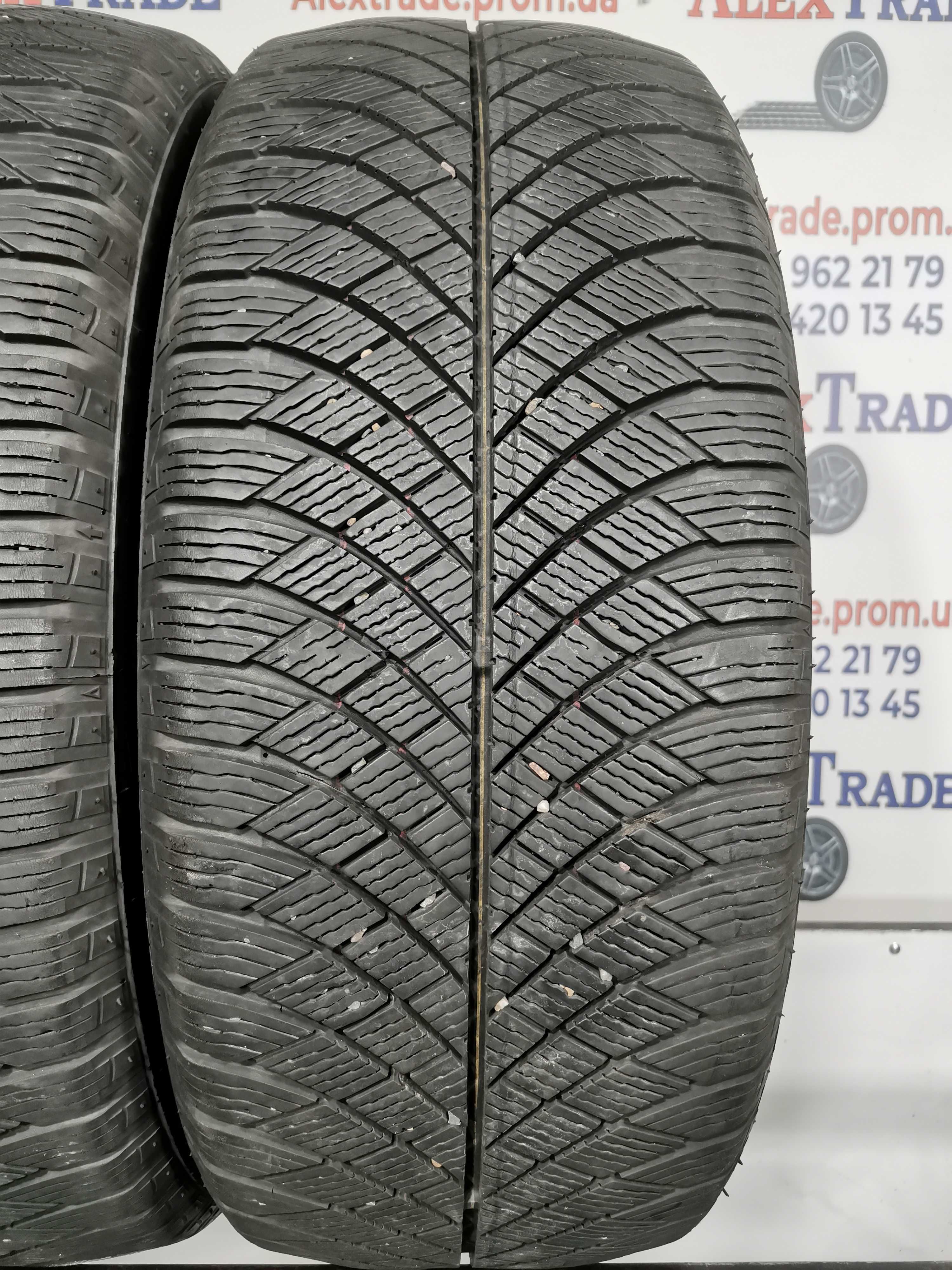 2 шт. 235/55 R18 Nankang Cross Seasons AW-6 SUV шини б/у, 6,5 мм