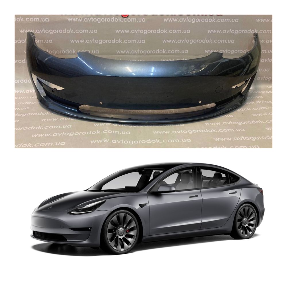 Бампер передний Tesla Model 3