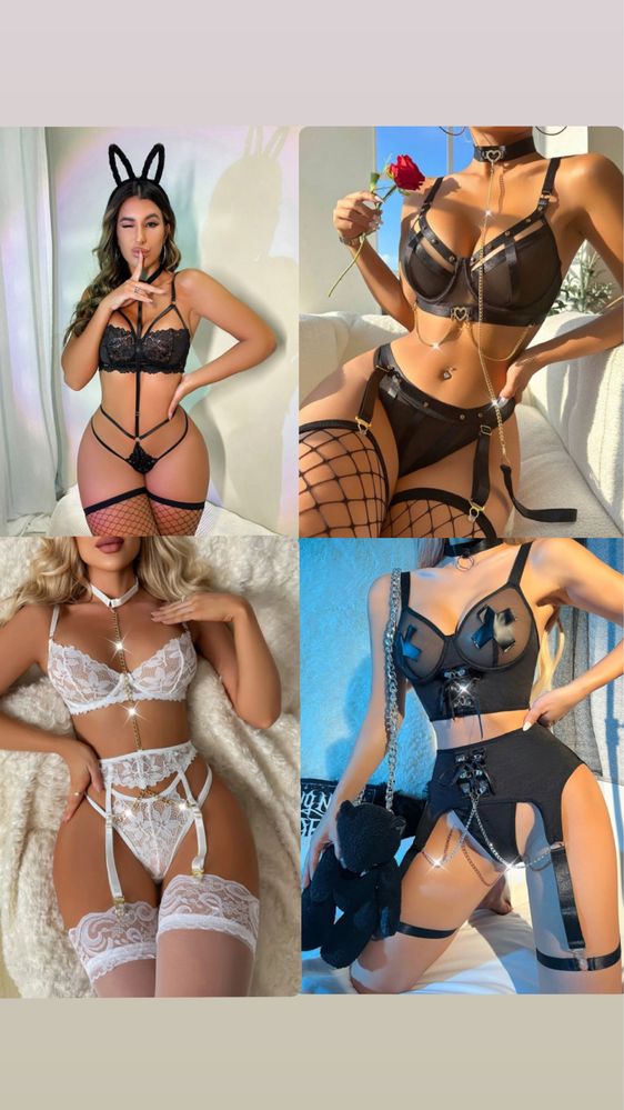 Жіноча сексуальна нижня білизна ігровий костюм shein S