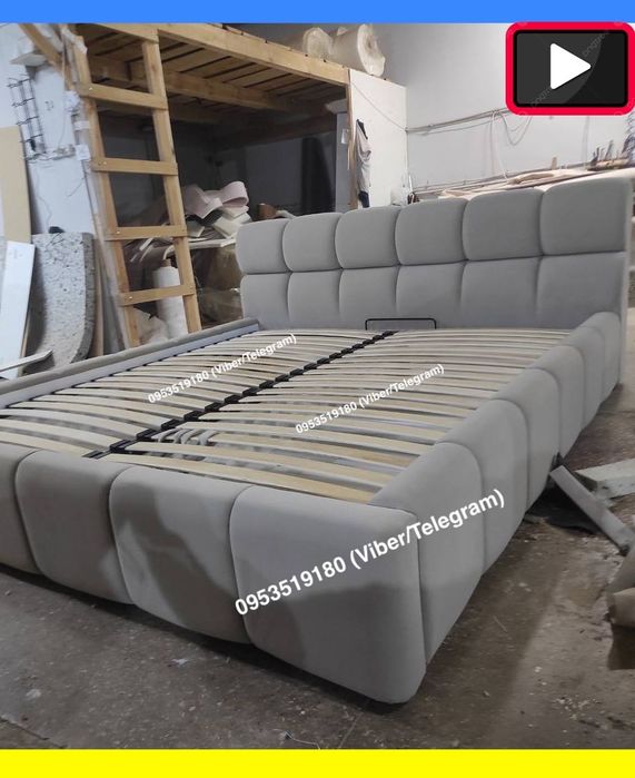 М’яке ліжко з підйомним механізмом Односпальне Полуторне Двоспальне