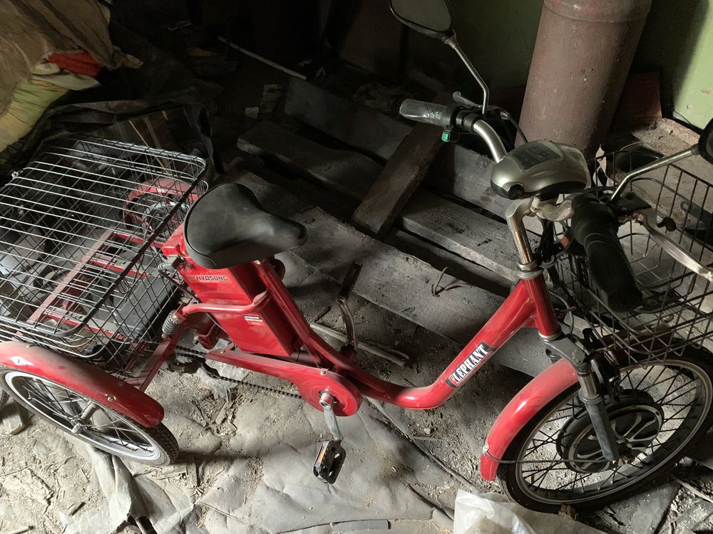 Электровелосипед 22 3-CYCL – трехколесный велосипед с двигателем 350W