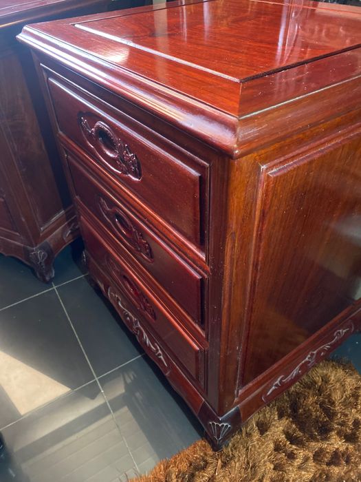 Mesas Cómodas Pau Rosa Grande Qualidade 58 cm Antigas