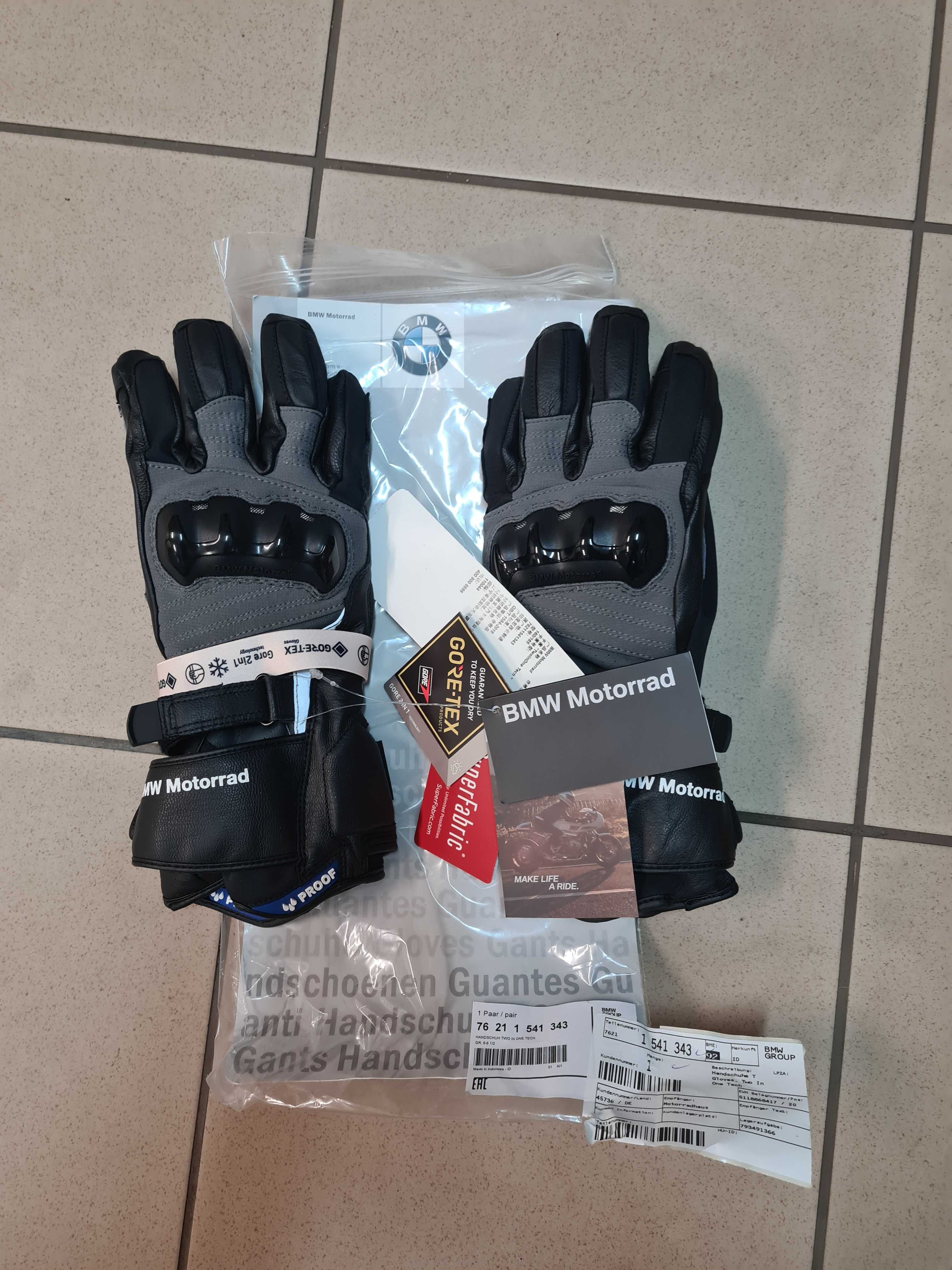 rękawice motocyklowe BMW Motorrad Two in One Tech