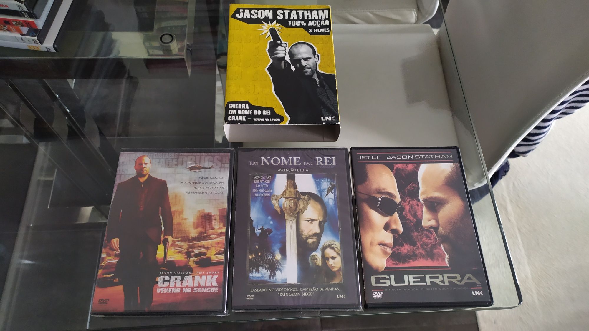 Coleção 3 filmes Jason Statham NOVOS e selados