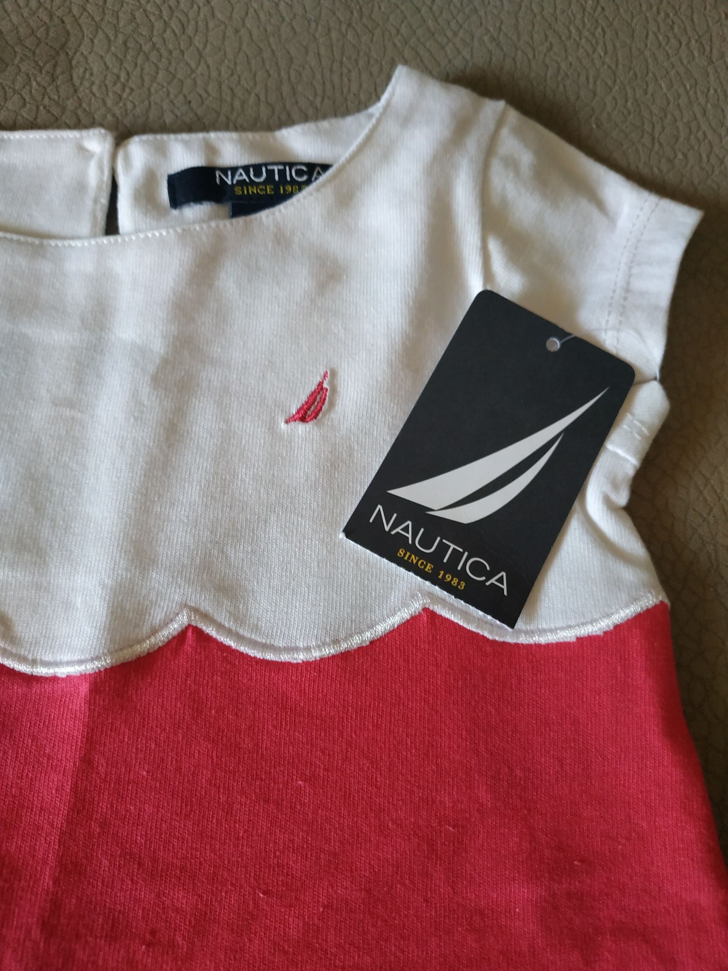 Новые летние детские платья Nautica на 1-1,5 года США Высокое качество