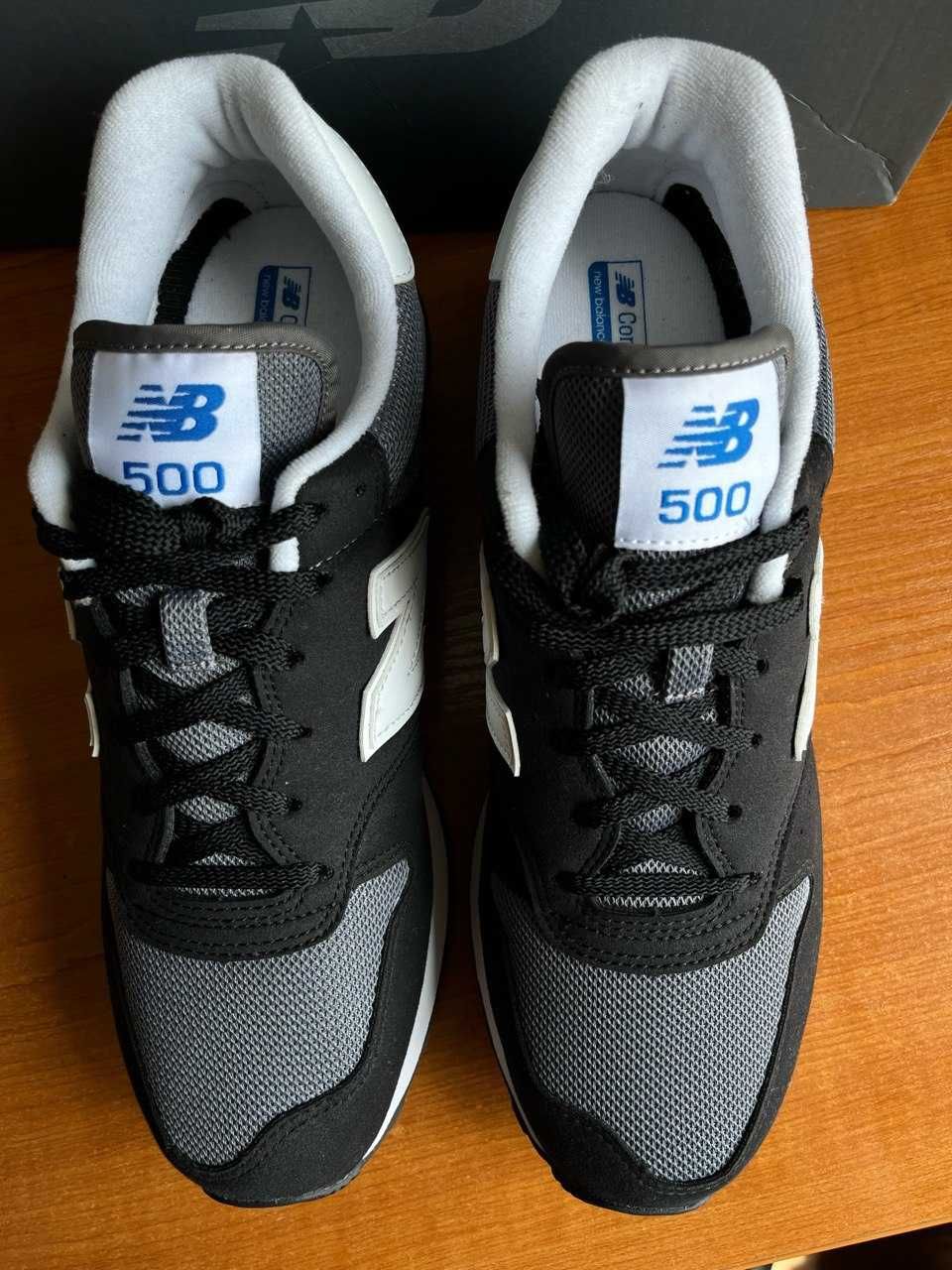 Кросівки New Balance 500 чорні з сірим (розмір 44, устілка 28 см.)