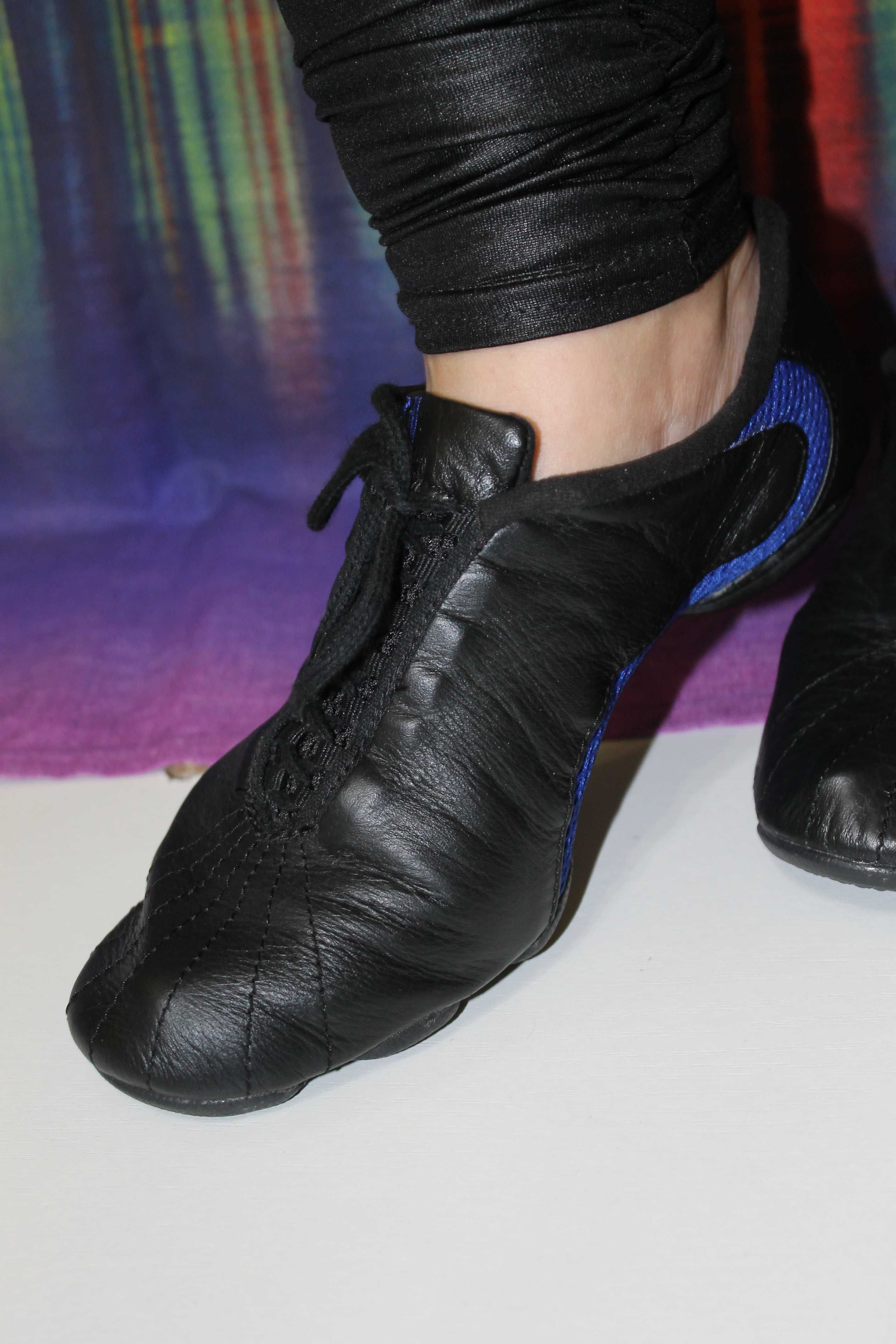 Комфортні кеди кросівки шкіряні для танців спорту снікери танцювальні