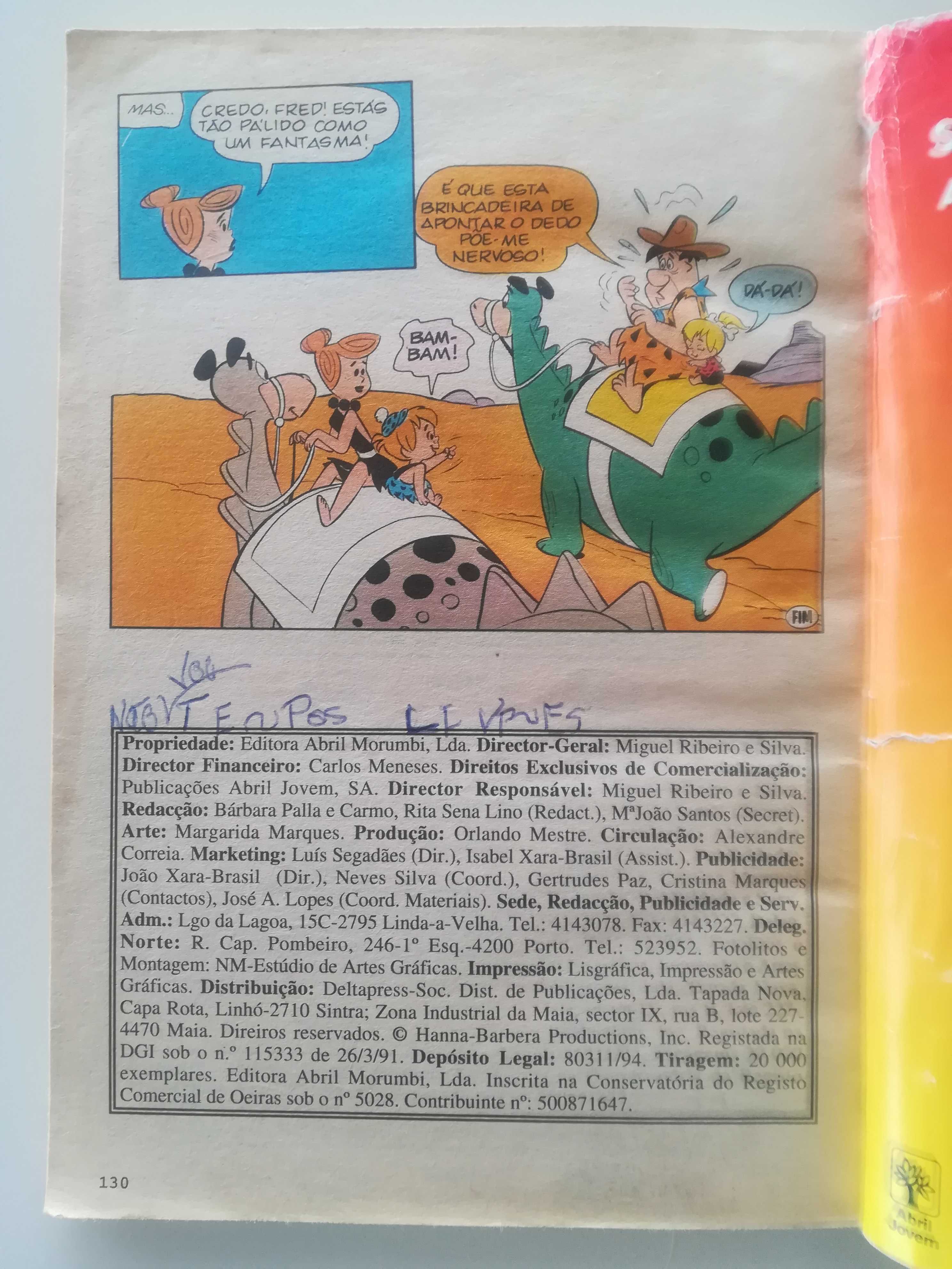 O Melhor de Os Flintstones BD Banda Desenhada