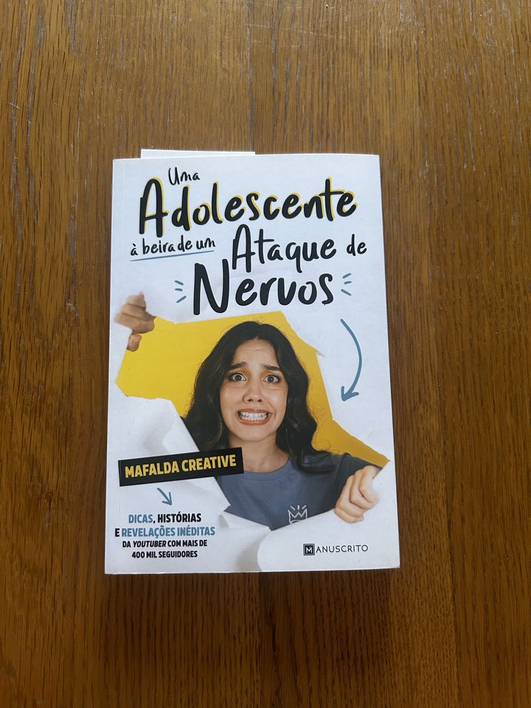 Adolescente à beira de um ataque de nervos - Livro Mafalda Creative