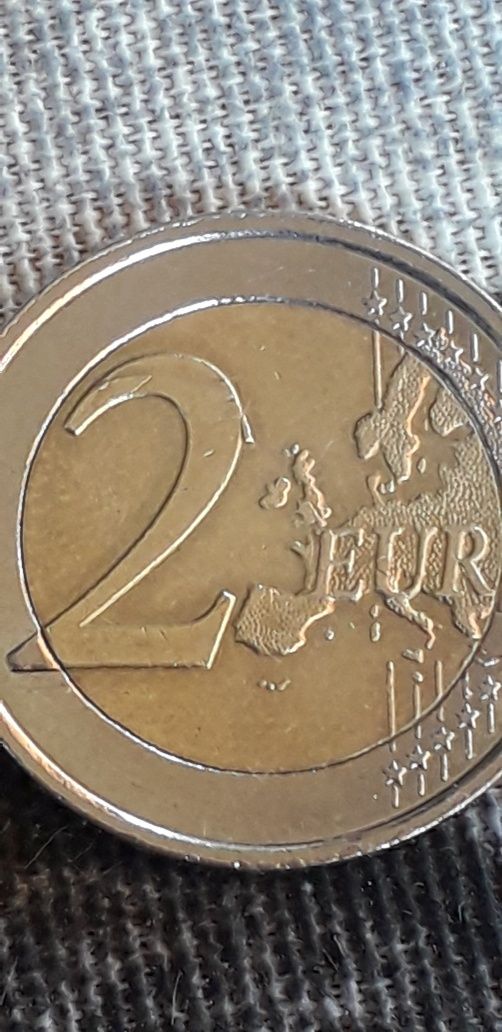 2 євро Бельгії з дефектом