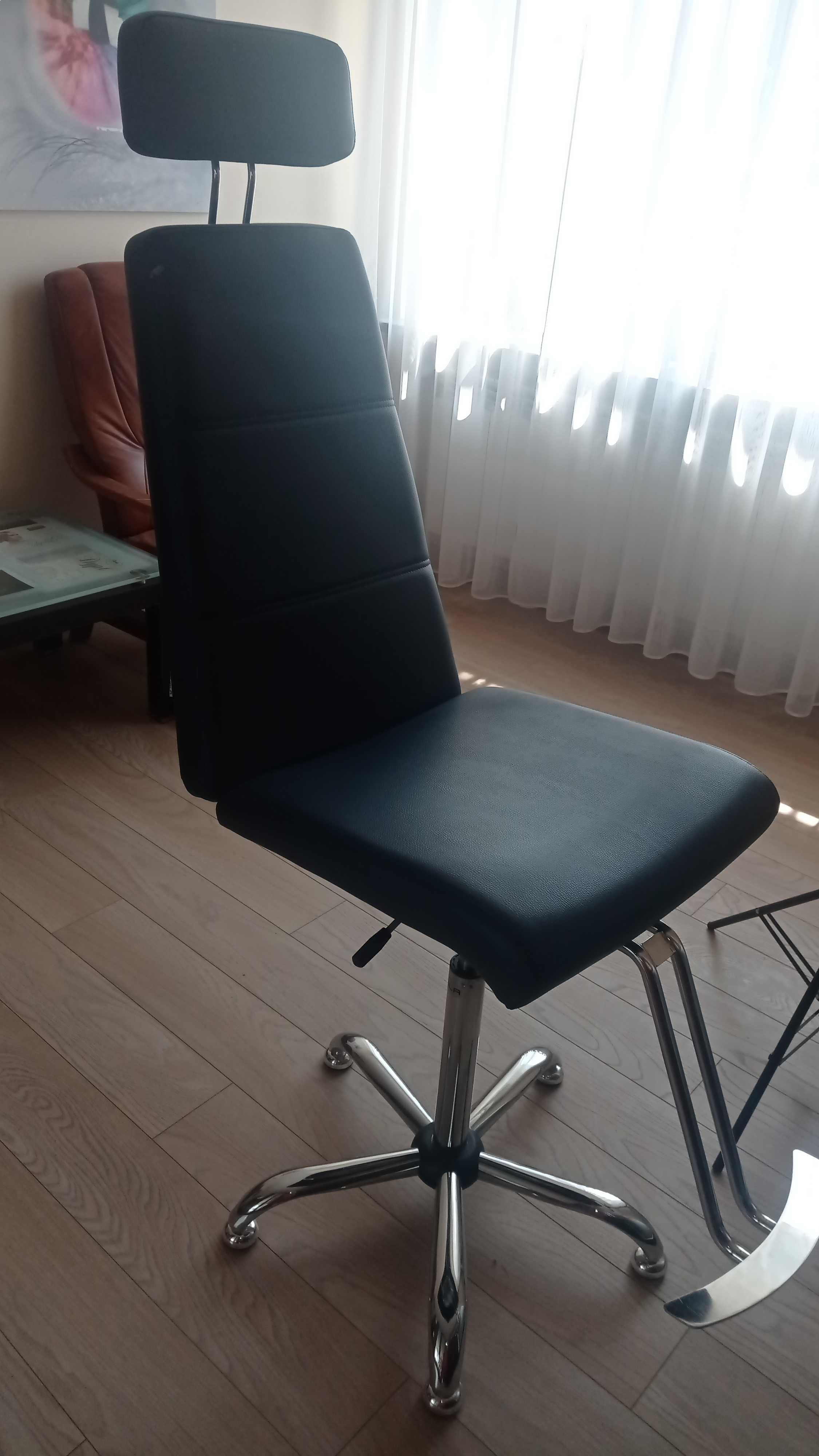 Fotel, krzesło kosmetyczne,profesjonalny z regulacją wysokości