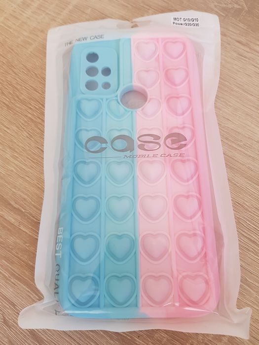 Etui Pop do Motorola Moto G10/G10 Power/G20/G30 + szkło 5D Full Glue