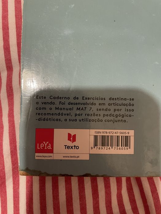 Manual e CA de matemática 7