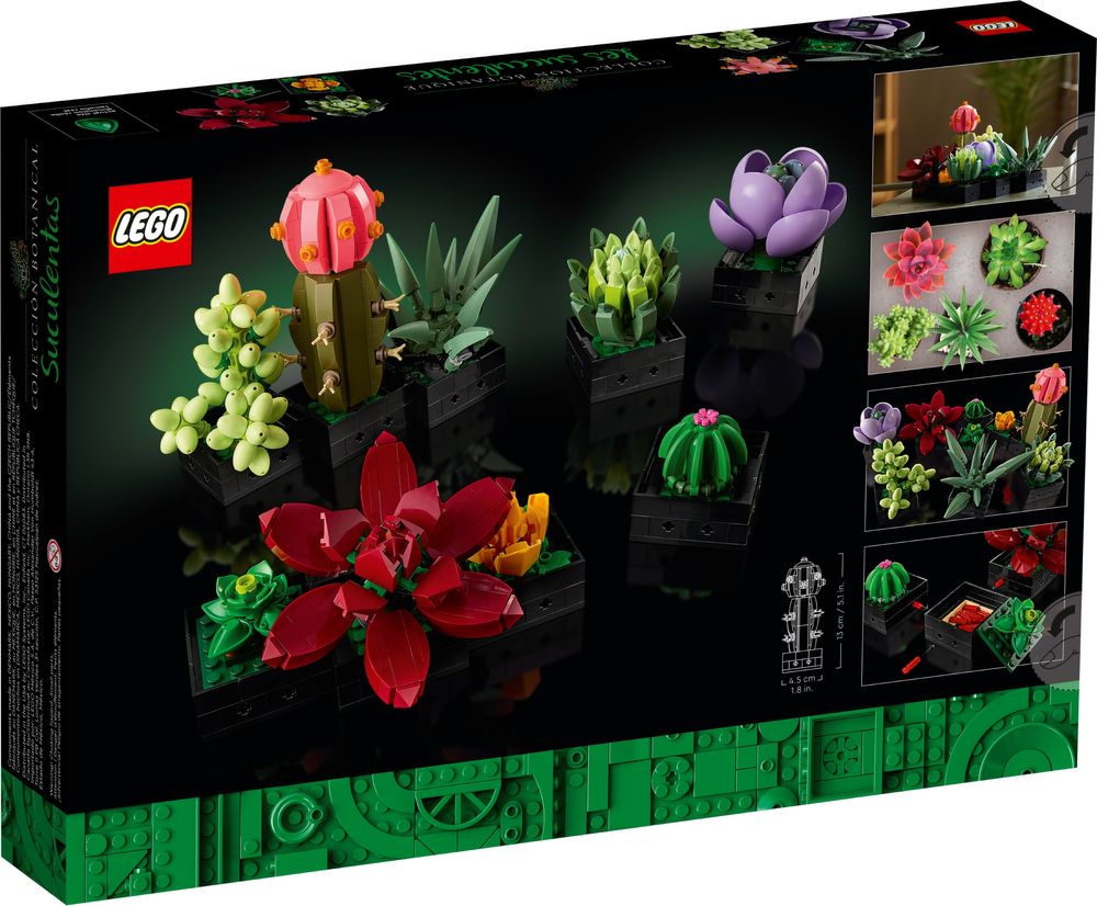 LEGO 10309 icons sukulenty rośliny kwiaty klocki nowe oryginalne