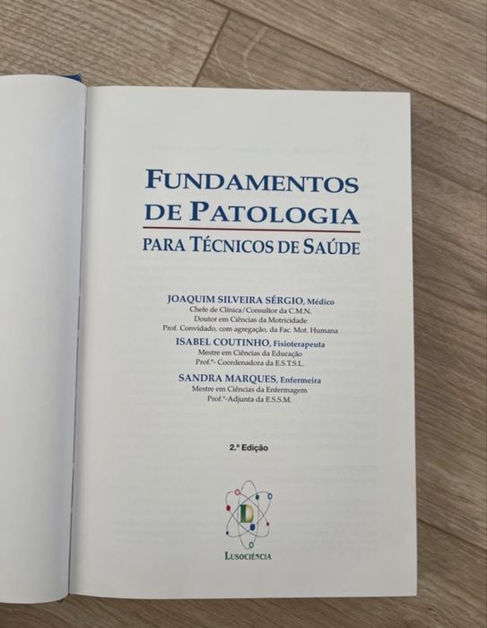 Livro técnico Fundamentos de Patologia