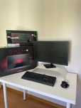 Setup total. Monitor/Rato/Teclado/Secretaria/Mesa/Suporte