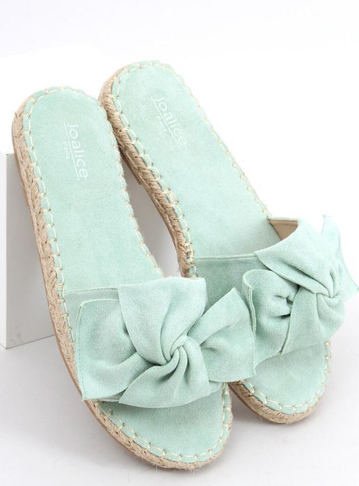 Klapki Espadryle Baina Green