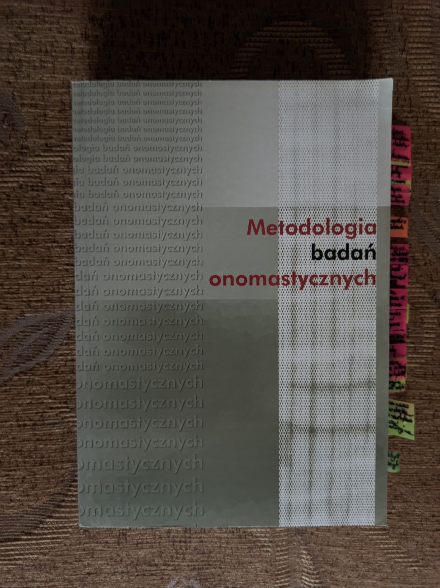 Metodologia badań onomastycznych + gratis