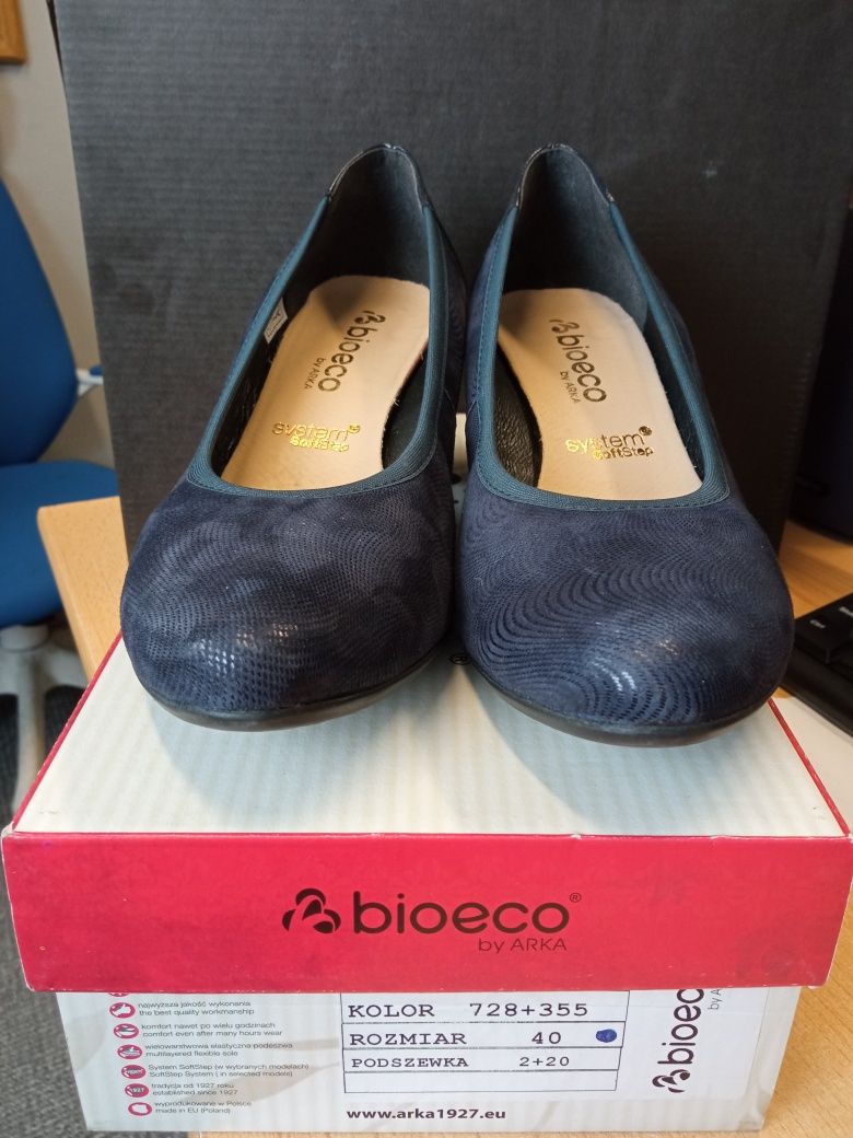 Buty skórzane bioeco ARKA r 40