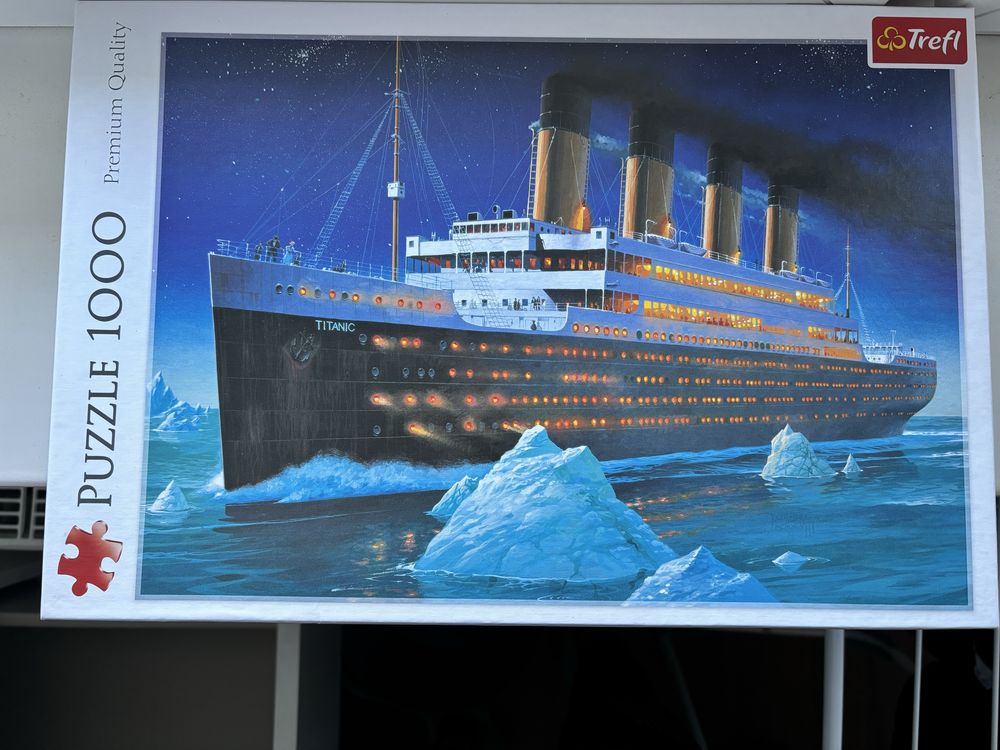 Piekne puzzle Titanic