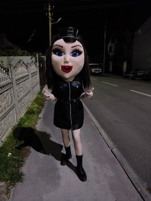 Ростовая кукла, ростова лялька, костюм аниматора стриптизерка