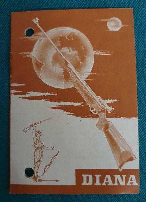 Carabina de pressão de ar - Diana 27 e Catálogo Diana Airguns