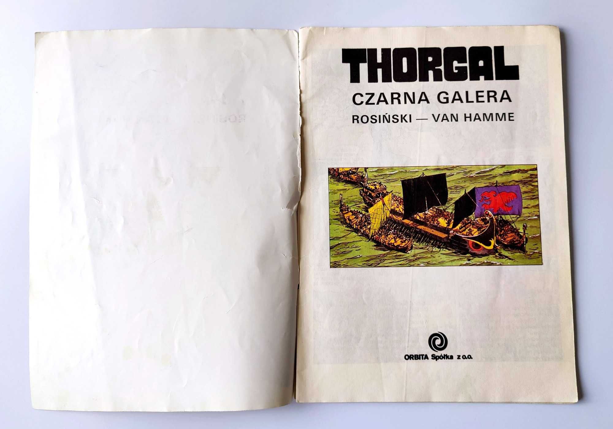 Komiks Thorgal - Czarna galera [miękka oprawa]