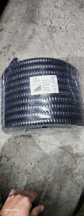 Металева гофра покрита гумою