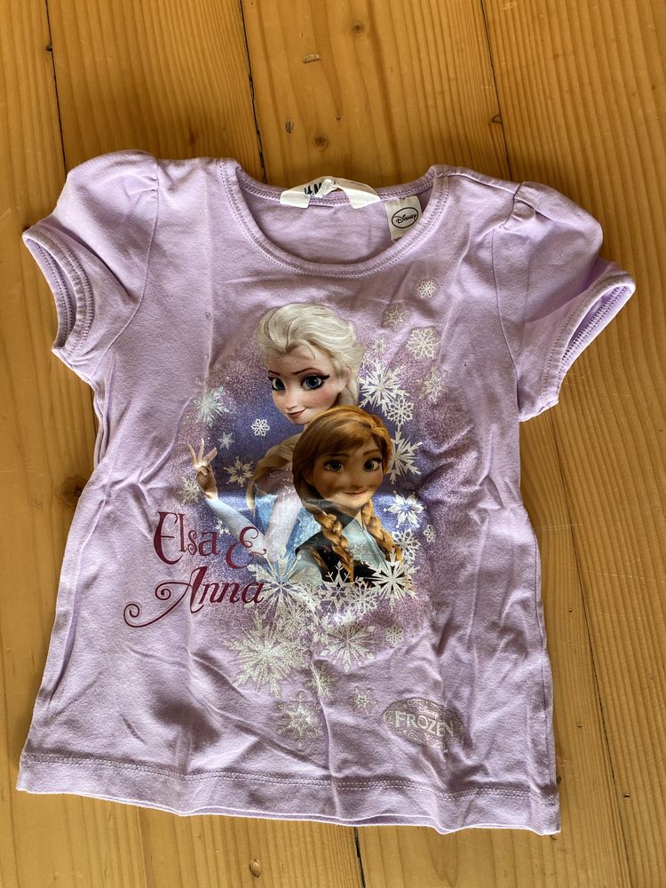 Dziewczecy t-shirt z elsa r. 98 cm