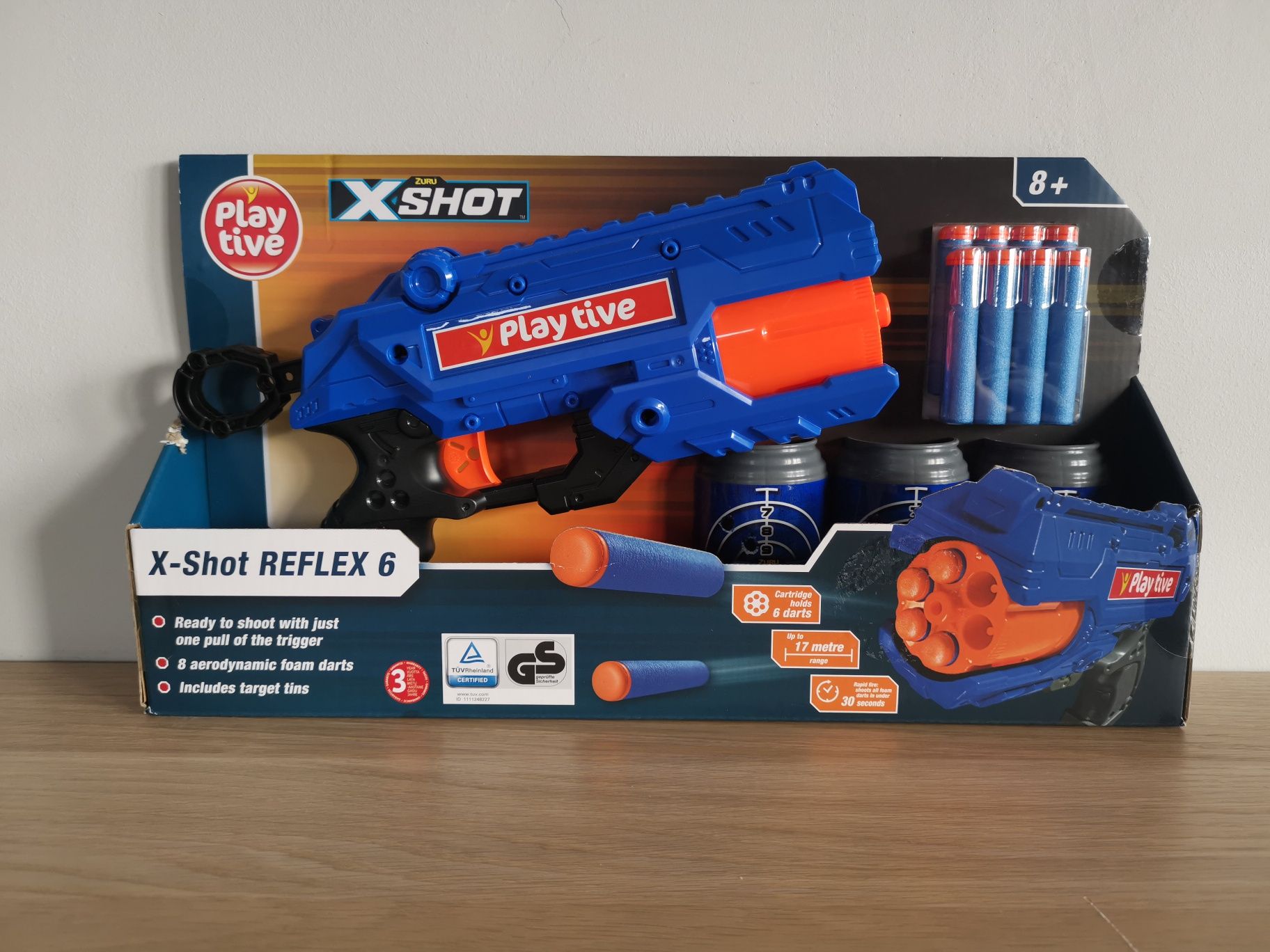 Pistolet Play Tive X-Shot Zuru Reflex 6