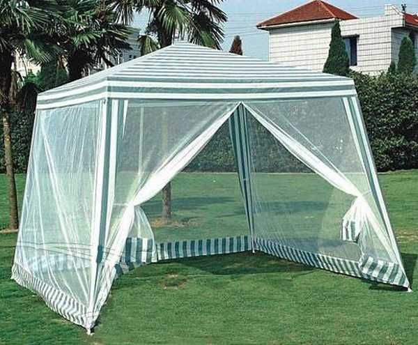 Садовый шатер павильон палатка 3х3 метра с москитными сетками