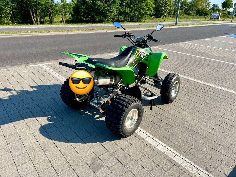 Kawasaki kfx400 zajrestowany