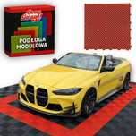 Podłoga Modułowa Płytki Puzzle 40x40 Garaż Auto Warsztat Detailing
