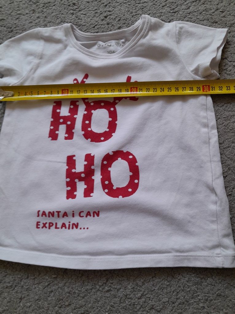 Koszulki T-shirty świąteczne 104 cm