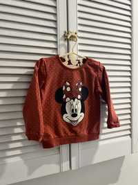 Bluza dziewczęca C&A r.92 Disney Baby kropki Myszką Minnie napy