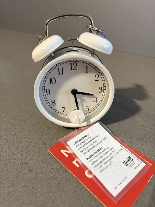 Zegarek budzik ikea