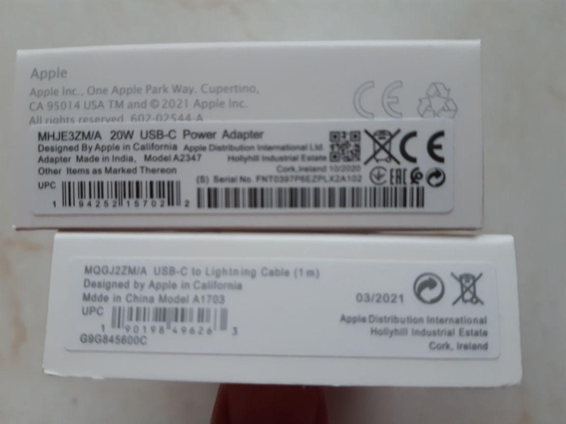 USB-C 20W Power Adapter Kabel USB-C to Lightning do iPhone NOWE