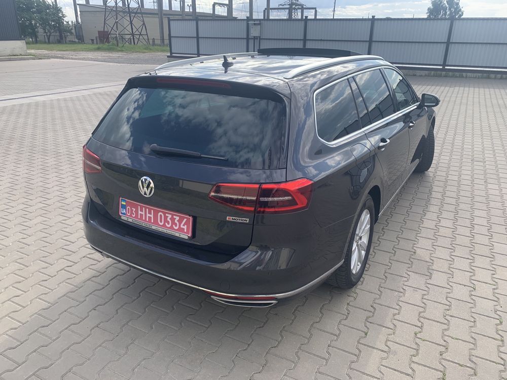 Продається свіжопригнаний повнпривідний Volksvagen passat b8 highline