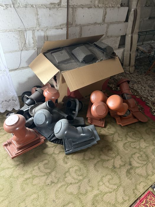 Kominki wentylacyjne, wywietrzniki dachowe