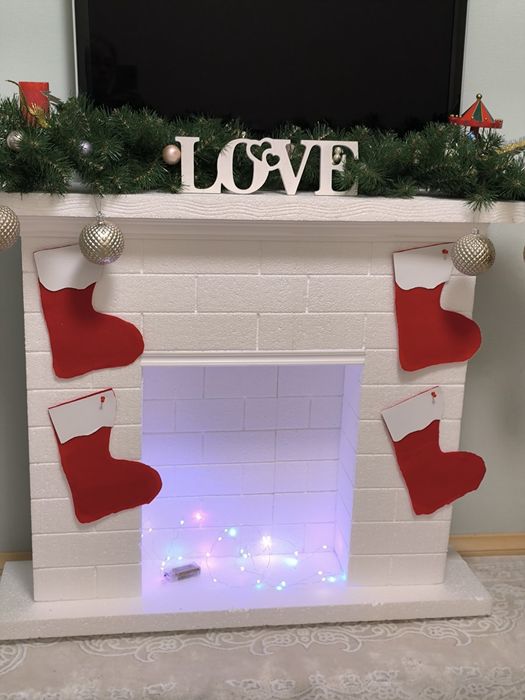 Декоративный камин в наличие и под заказа на Хэллоуин